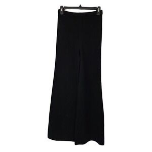 J.Crew Cosmo Sweater Pant Merino Wool Wide-Leg Women XS Black NWT $158 CN931